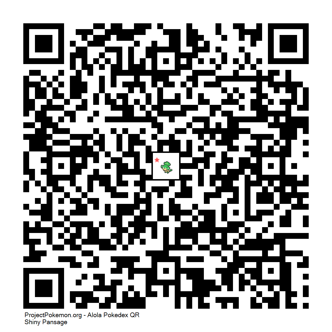 Cdigo QR de Pansage variocolor